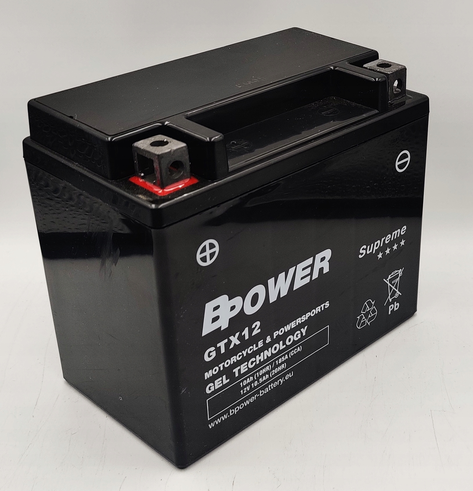 Akumulator BPower GTX12 12V 10AH 185A  L+