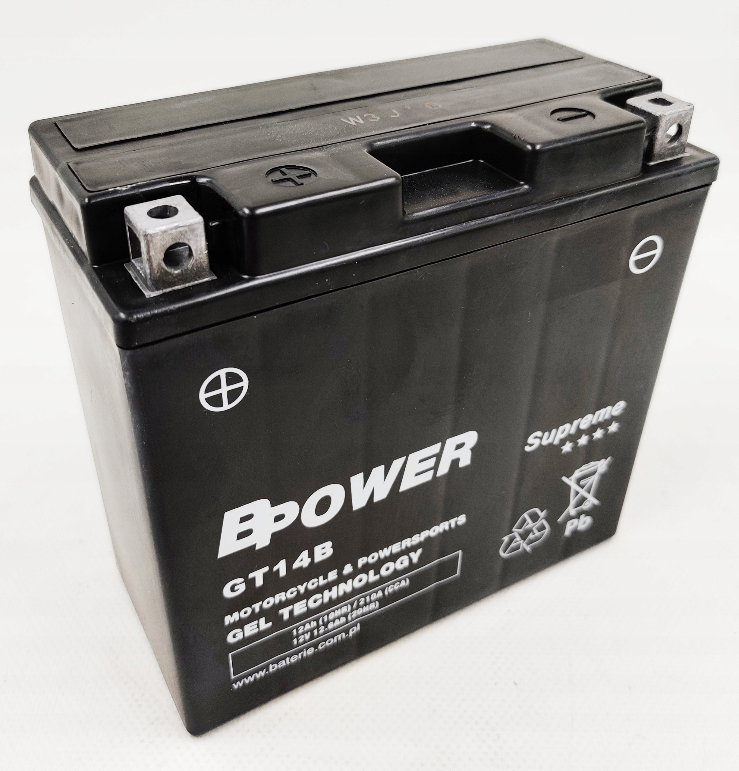 Akumulator BPower GT14B 12V 12AH 210A L+