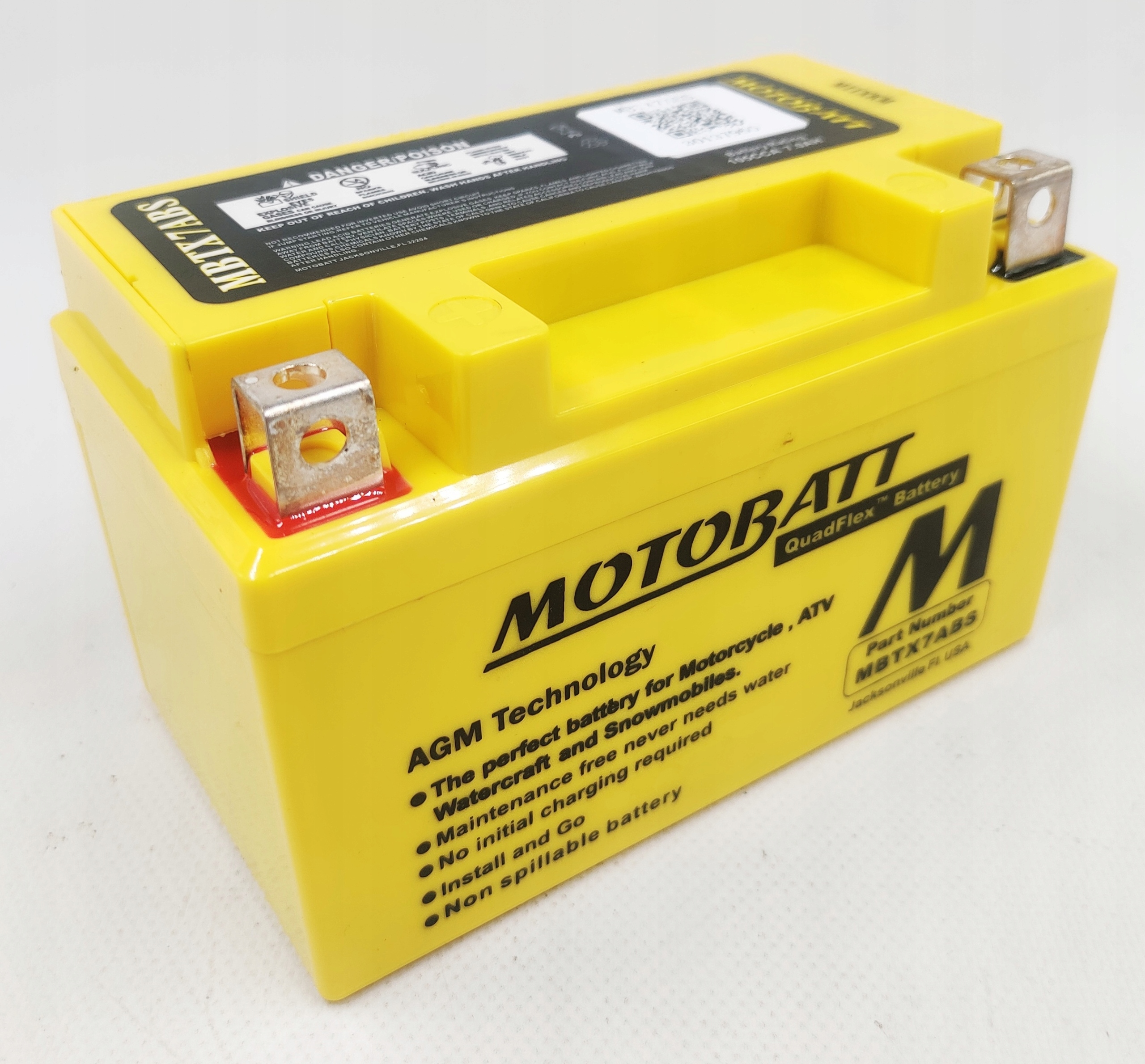 Akumulator Motobatt MBTX7ABS 12V 7AH 105A