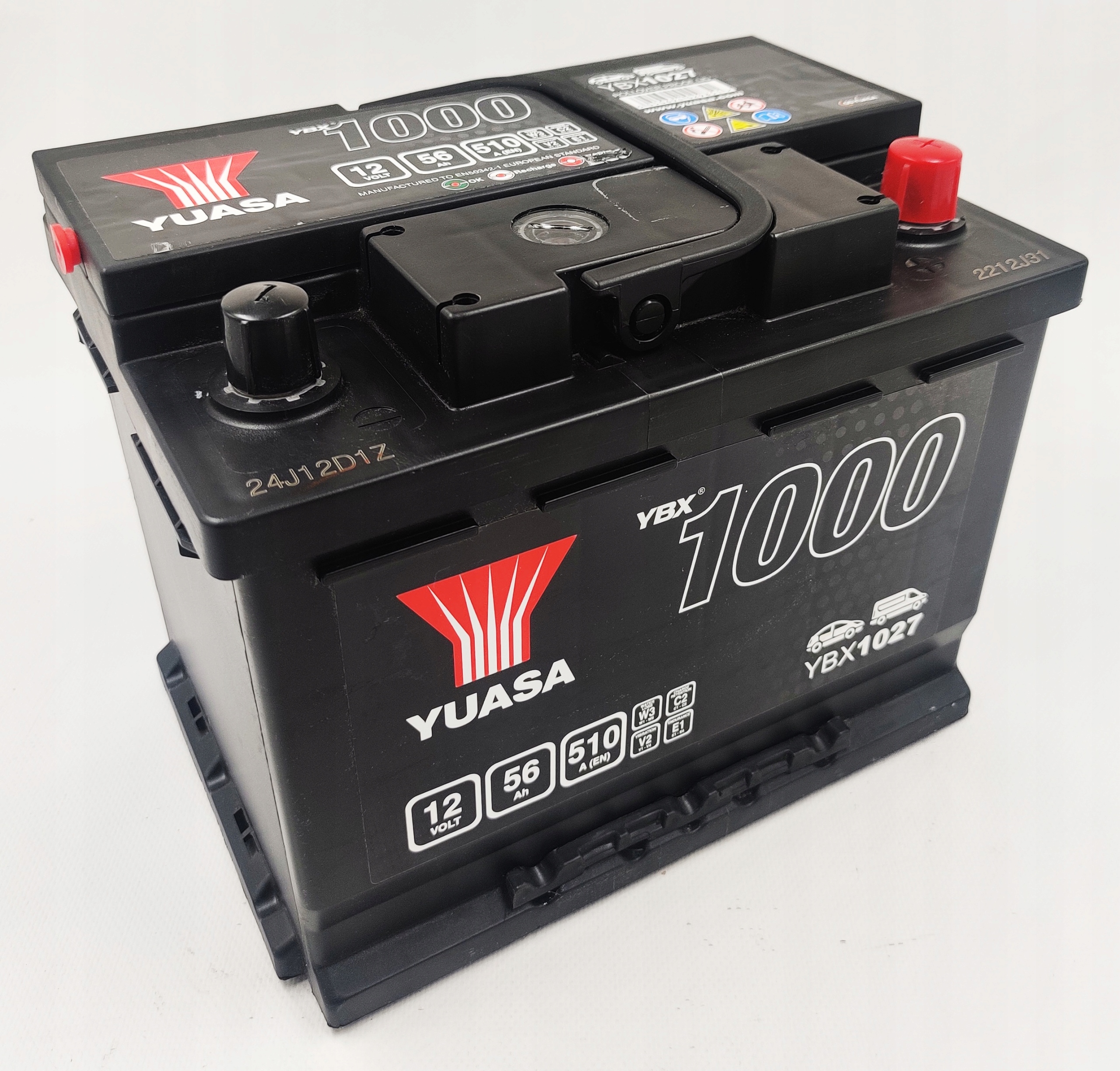 AKUMULATOR YUASA YBX 1027 12V 56AH 510A