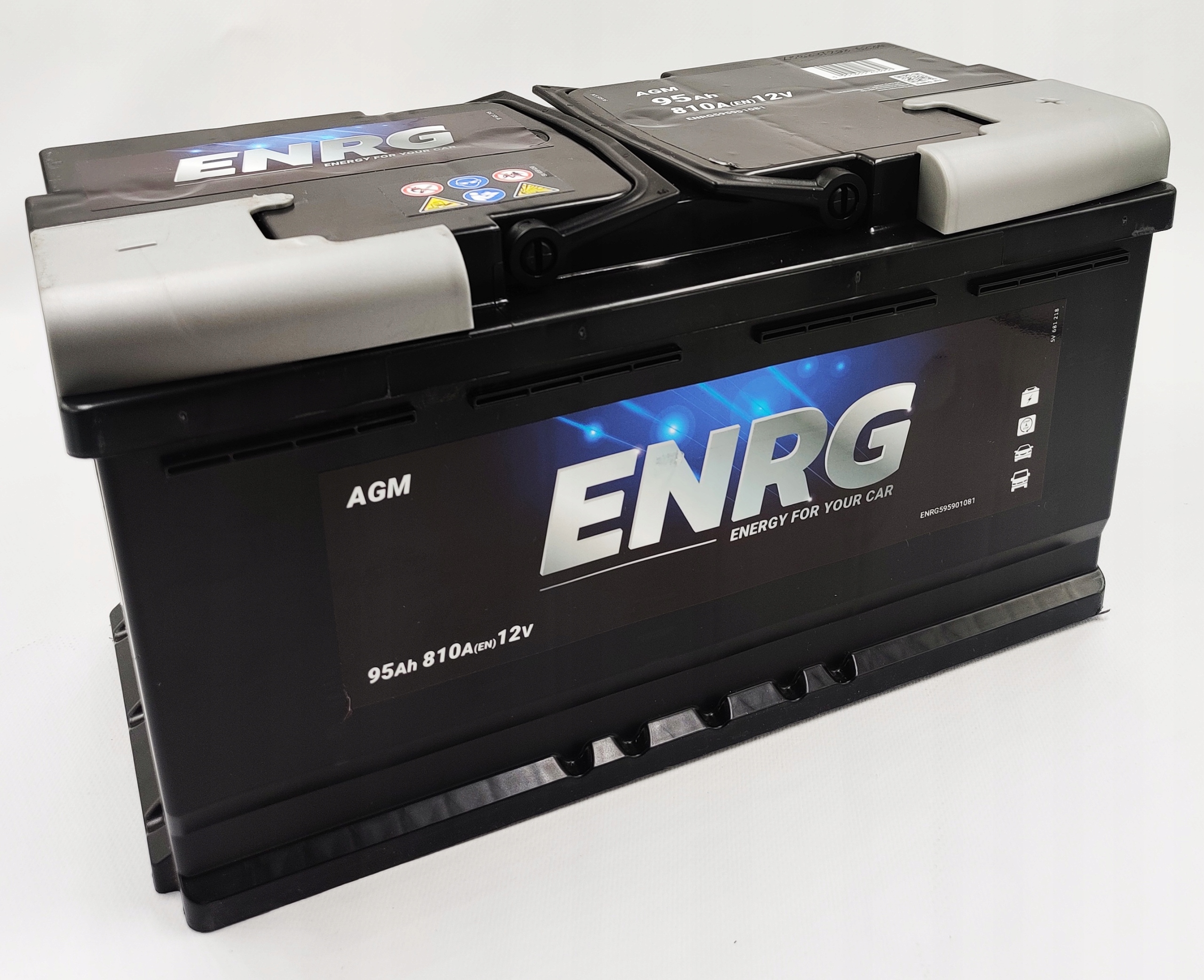 Akumulator ENRG AGM 12V 95AH 810A P+