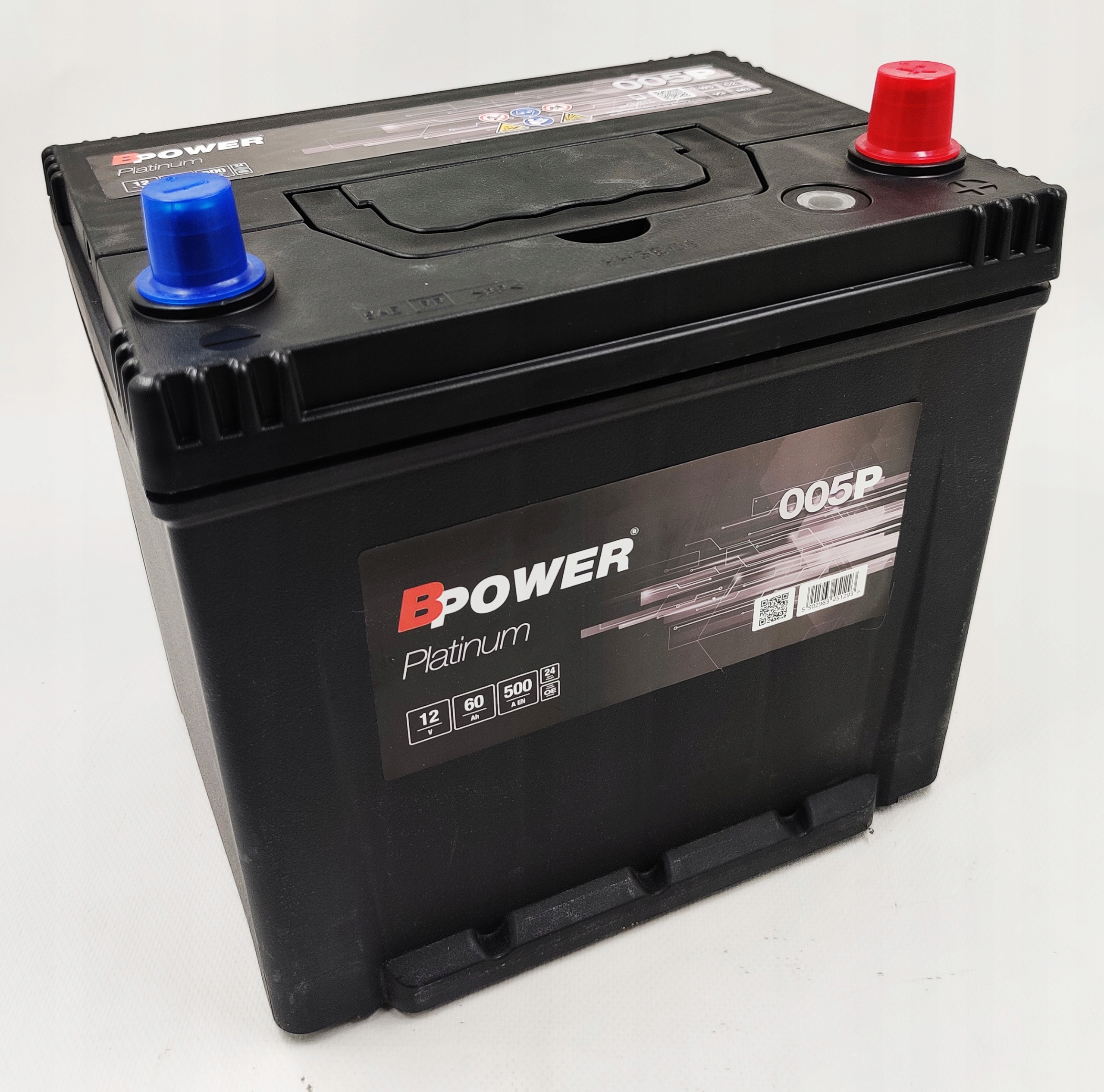 Akumulator BPower 005P 12V 60AH 500A P+