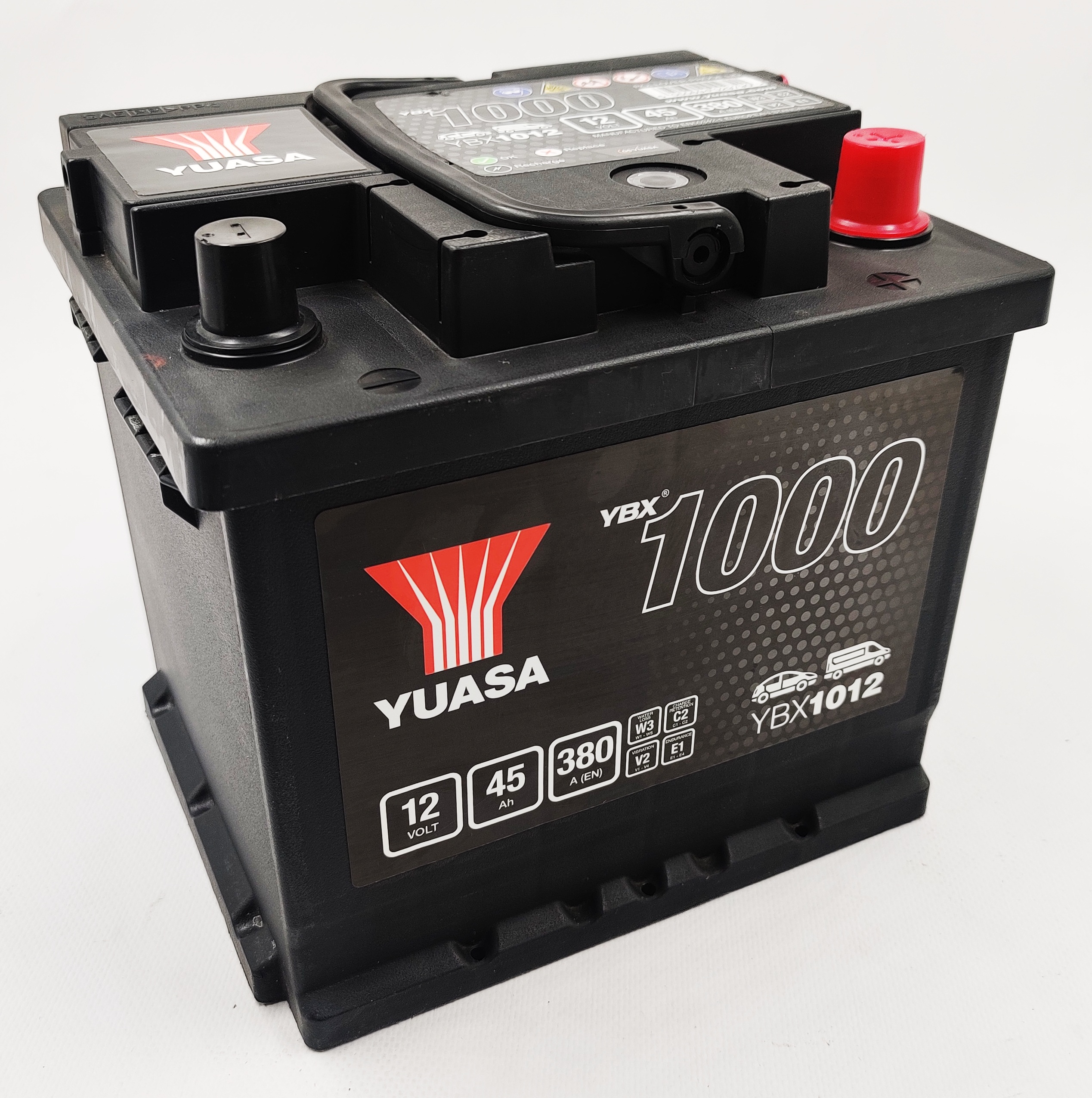 Akumulator Yuasa YBX 1012 12V 45AH 380A