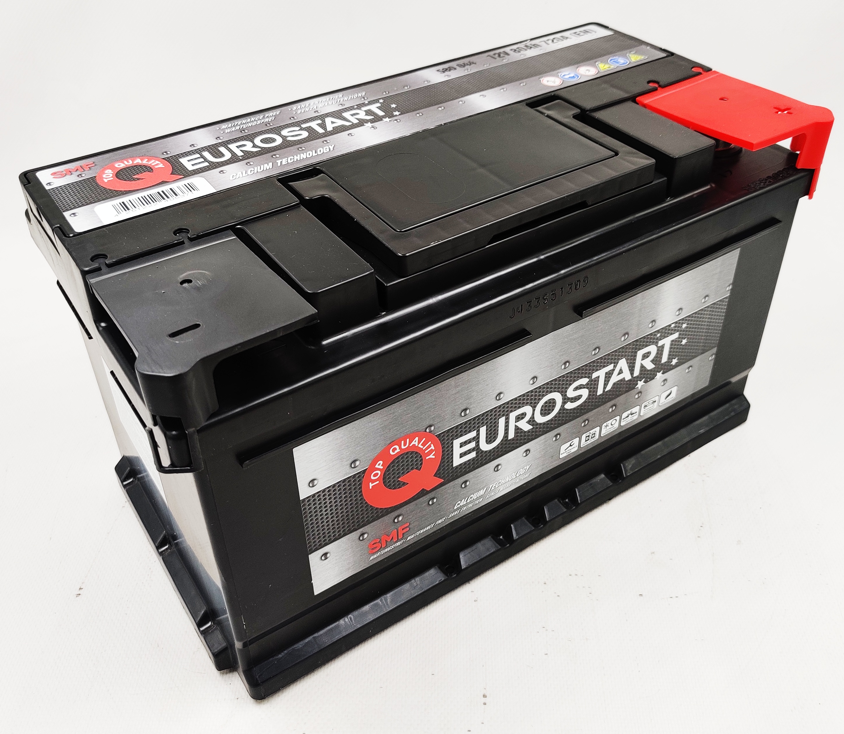 Akumulator EUROSTART 580044 12V 80AH 720A P+