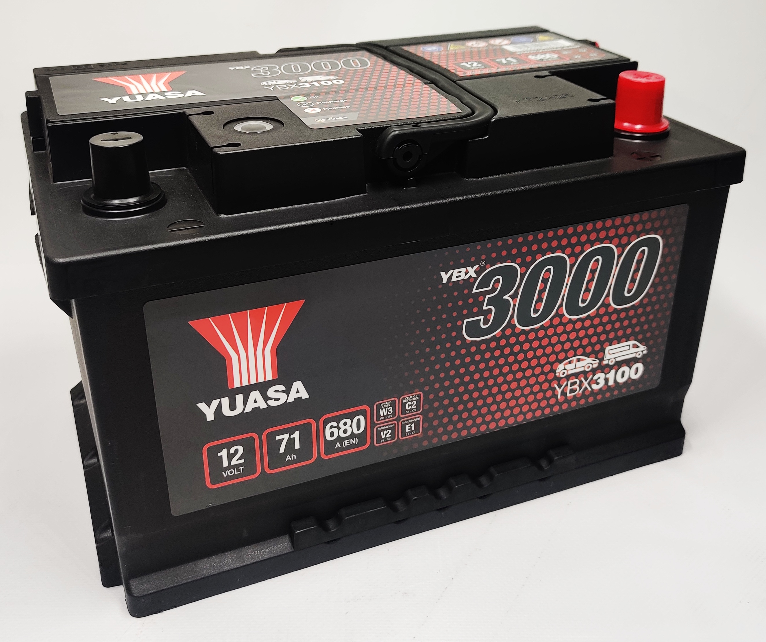 Akumulator Yuasa YBX 3100 12V 71AH 680A