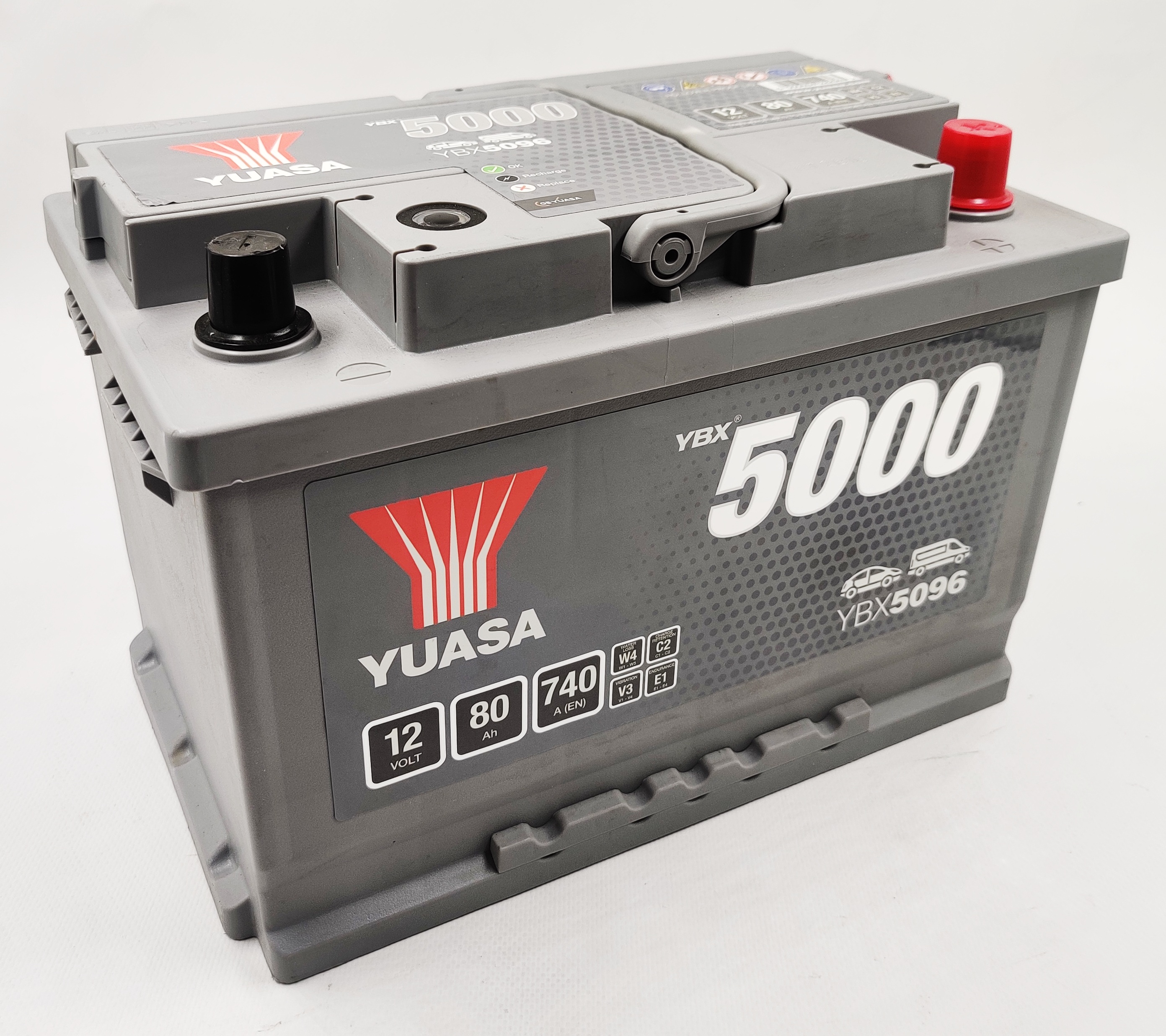 Akumulator Yuasa YBX 5096 12V 80AH 740A