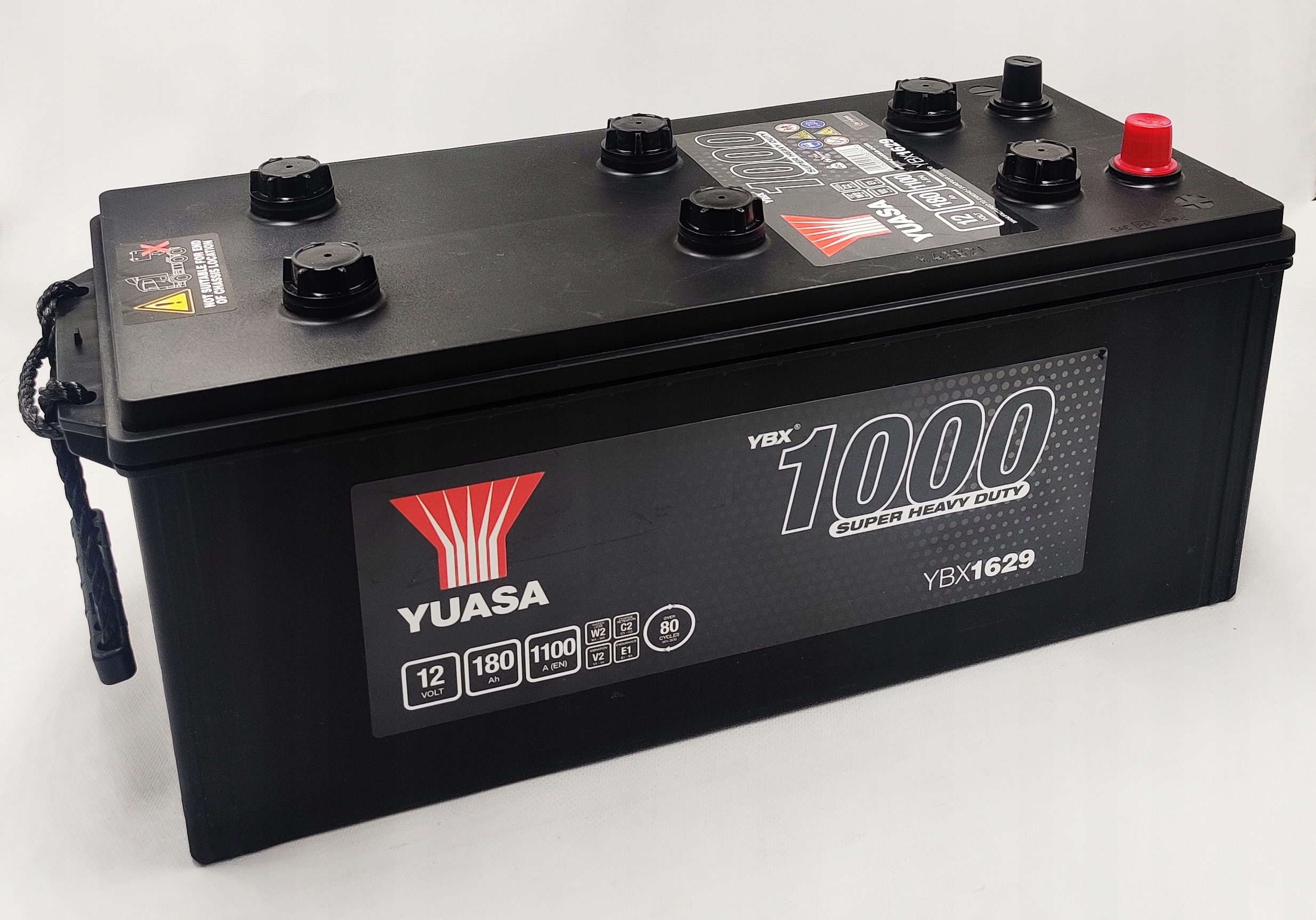 AKUMULATOR YUASA YBX 1629 SHD 12V 180AH 1100A