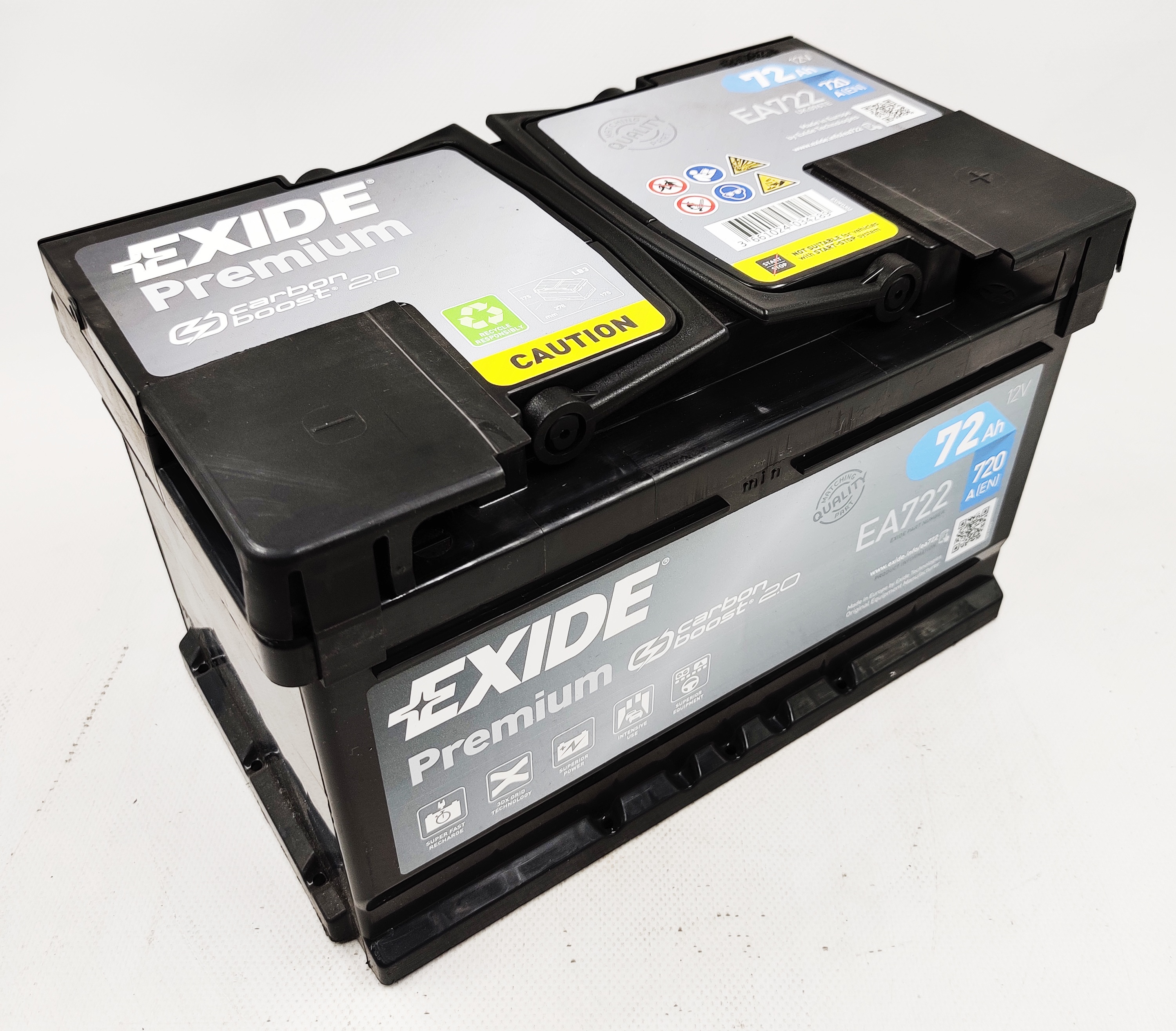 Akumulator EXIDE PREMIUM EA722 12V 72AH 720A P+