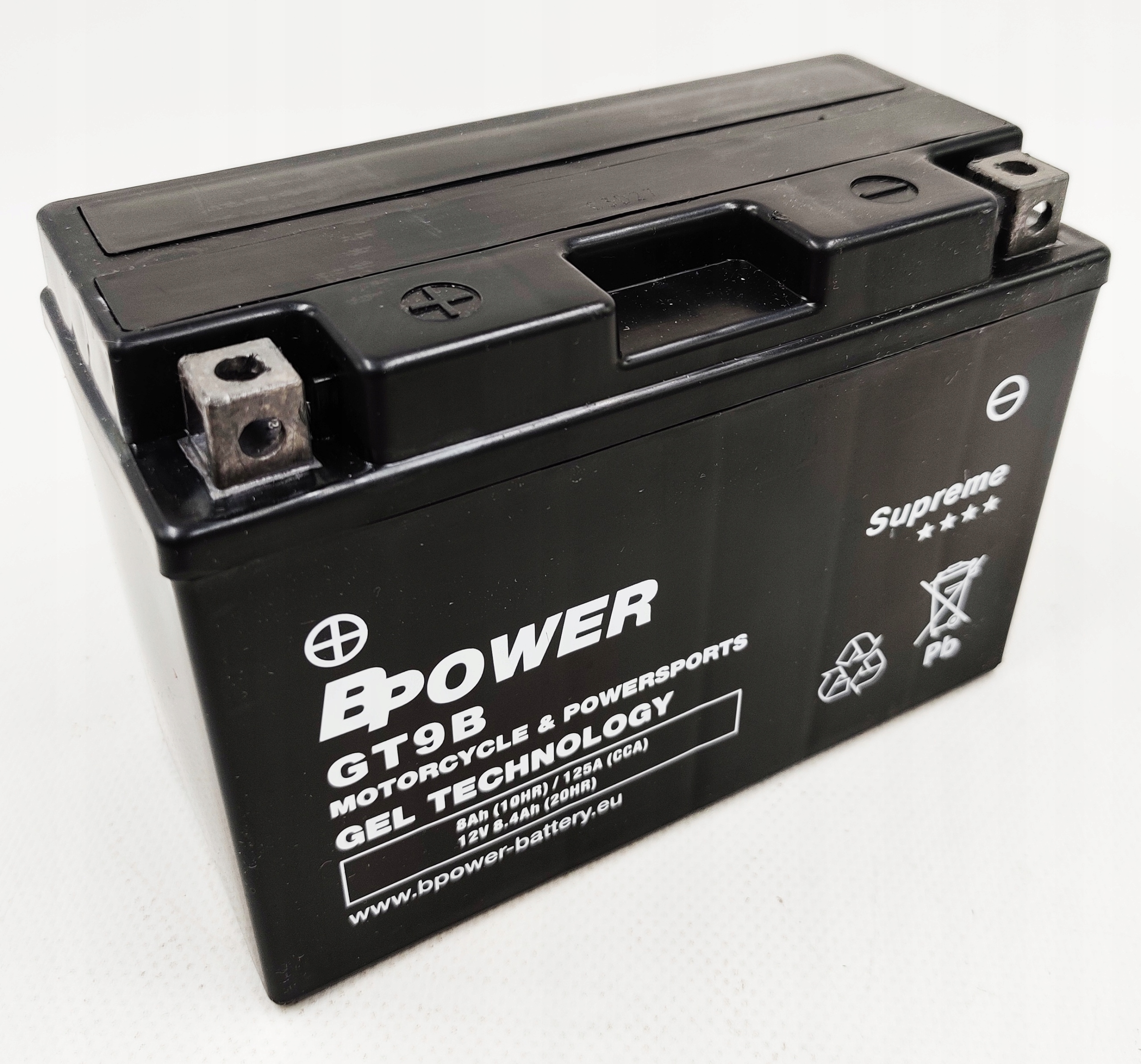 Akumulator BPower GT9B 12V 8AH 125A L+