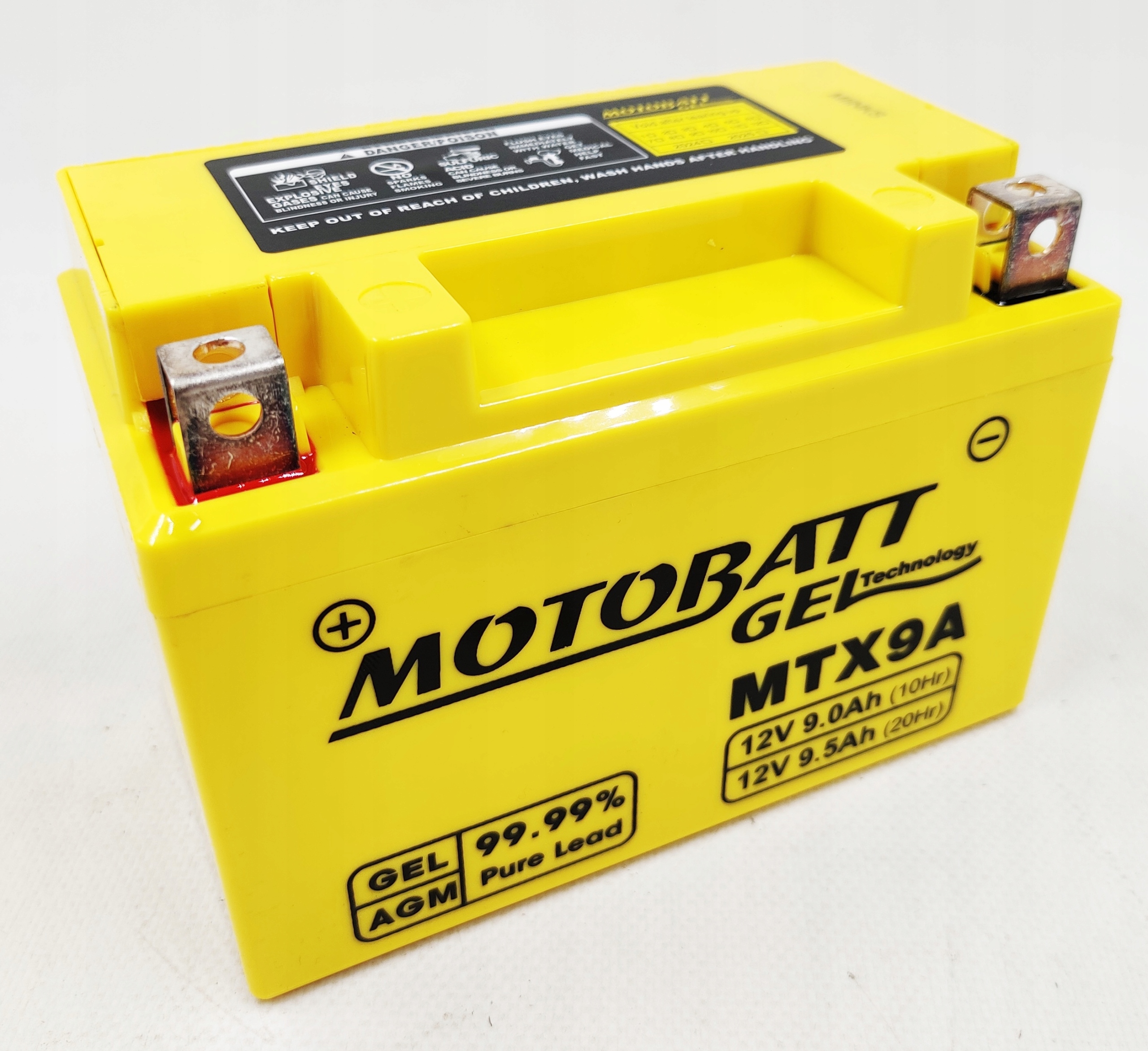 Akumulator Motobatt MTX9A 12V 9AH 140A L+