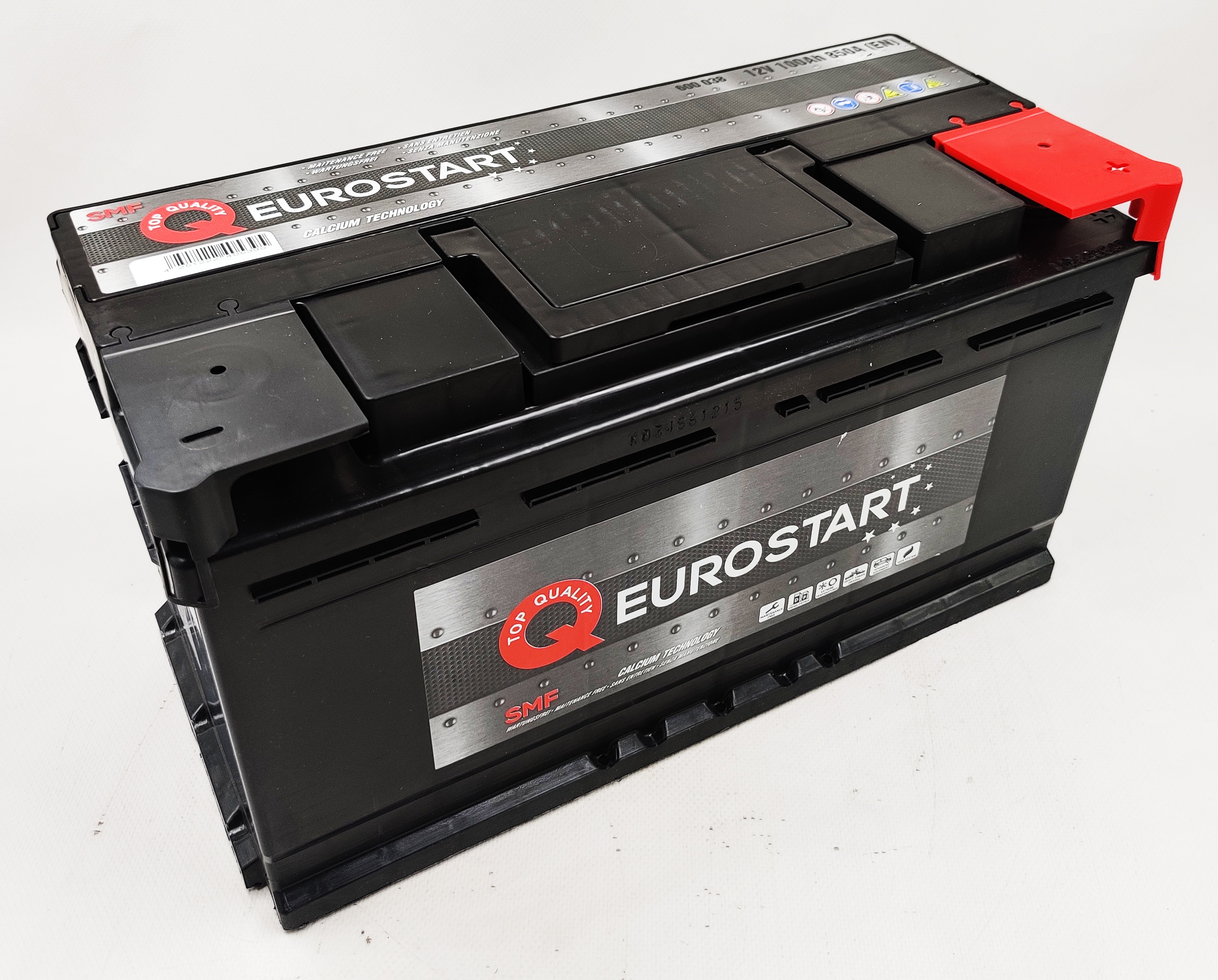 Akumulator EUROSTART 600038 12V 100AH 850A P+