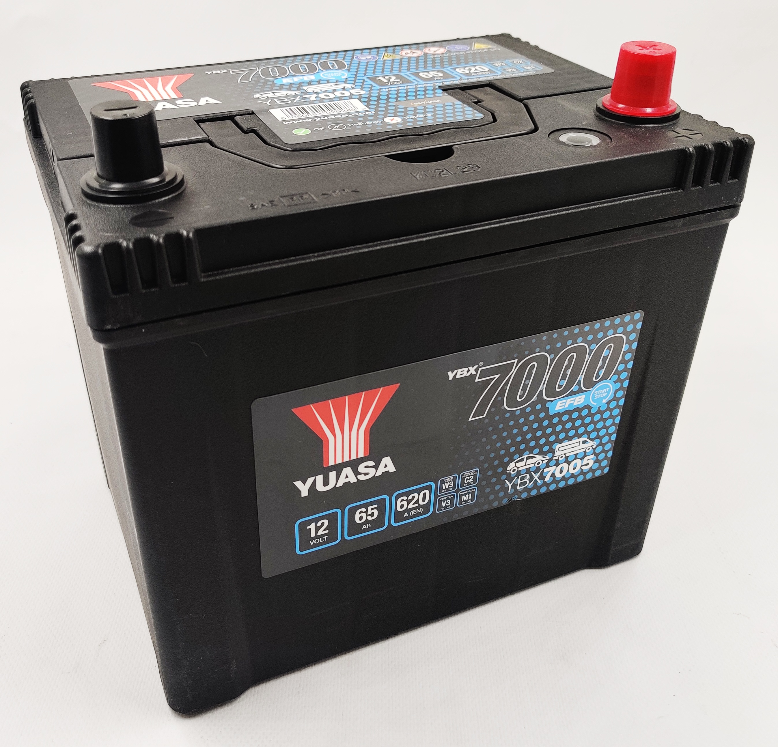 Akumulator Yuasa YBX 7005 EFB 12V 65Ah 620A