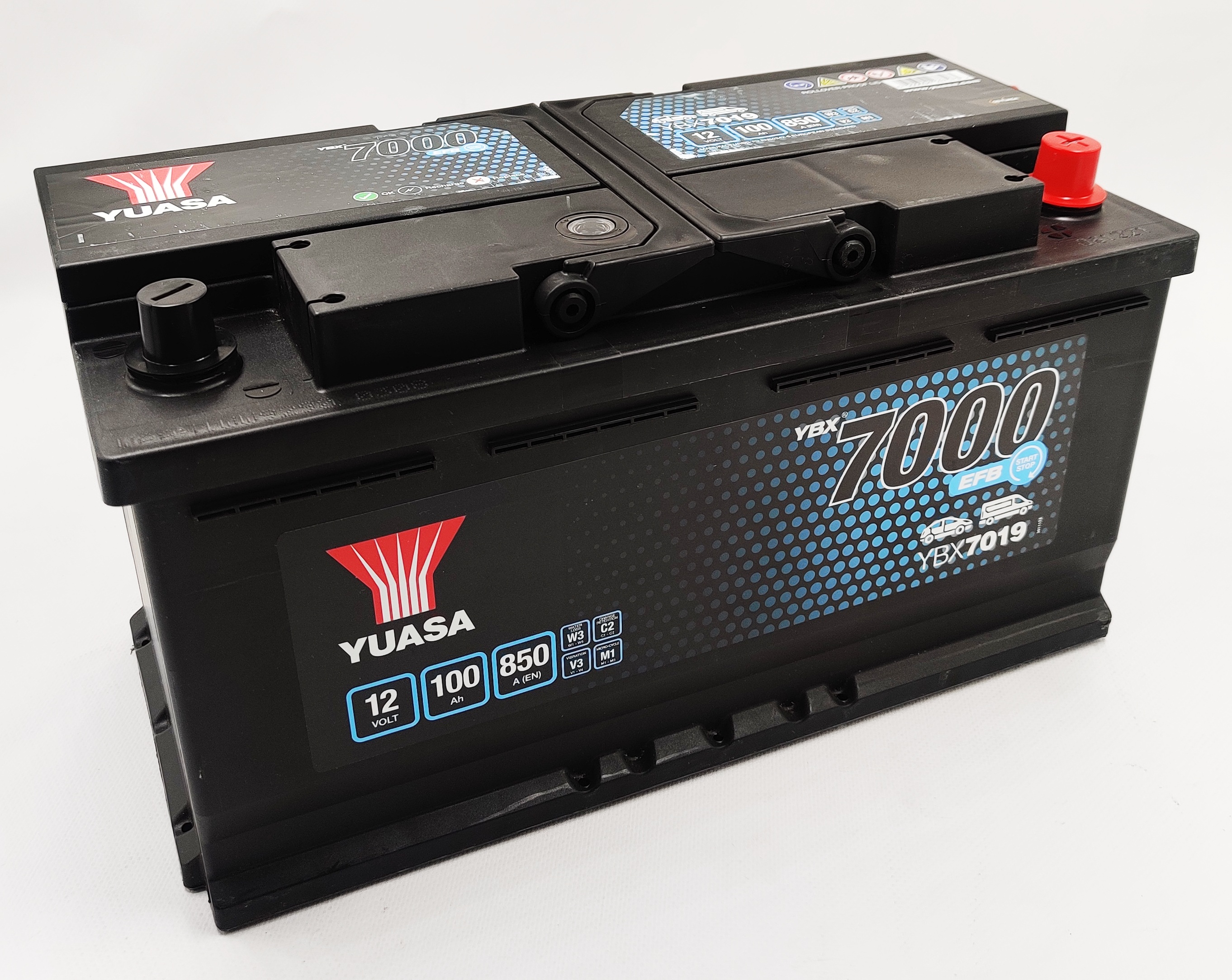 Akumulator Yuasa YBX 7019 EFB 12V 100AH 850A