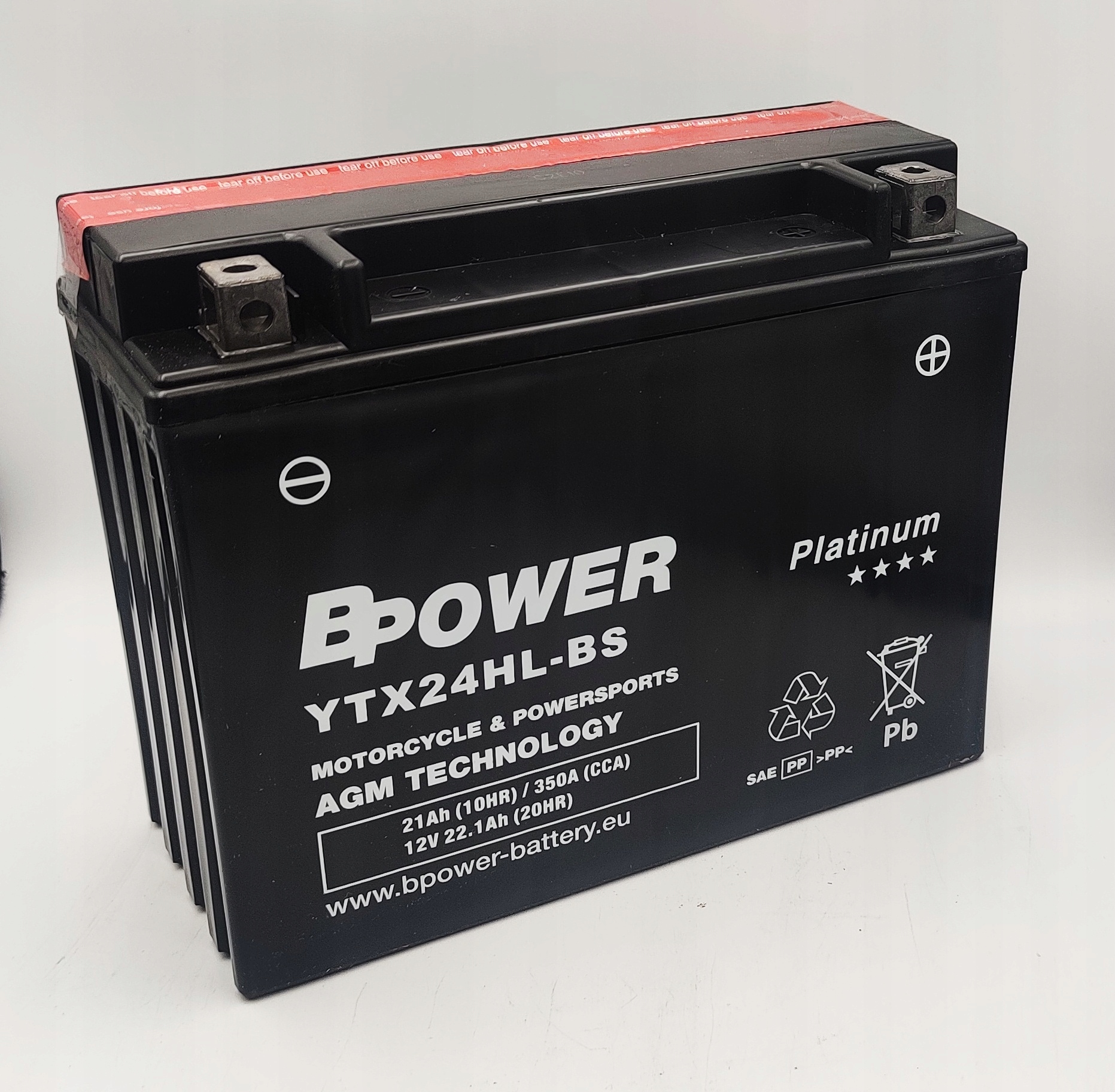 Akumulator BPower YTX24HL-BS 12V 21AH 350A P+