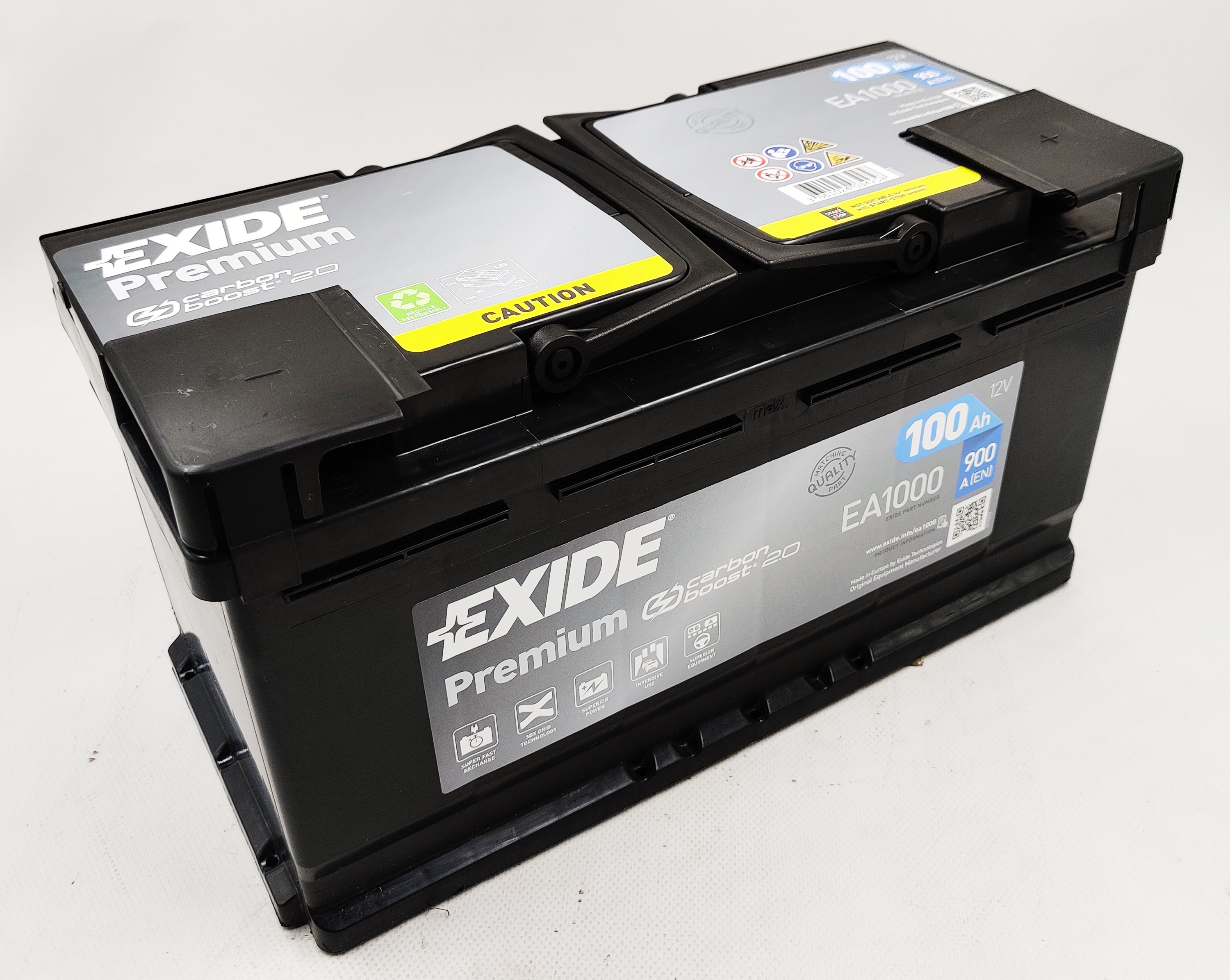 Akumulator EXIDE PREMIUM EA1000 12V 100AH 900A P+