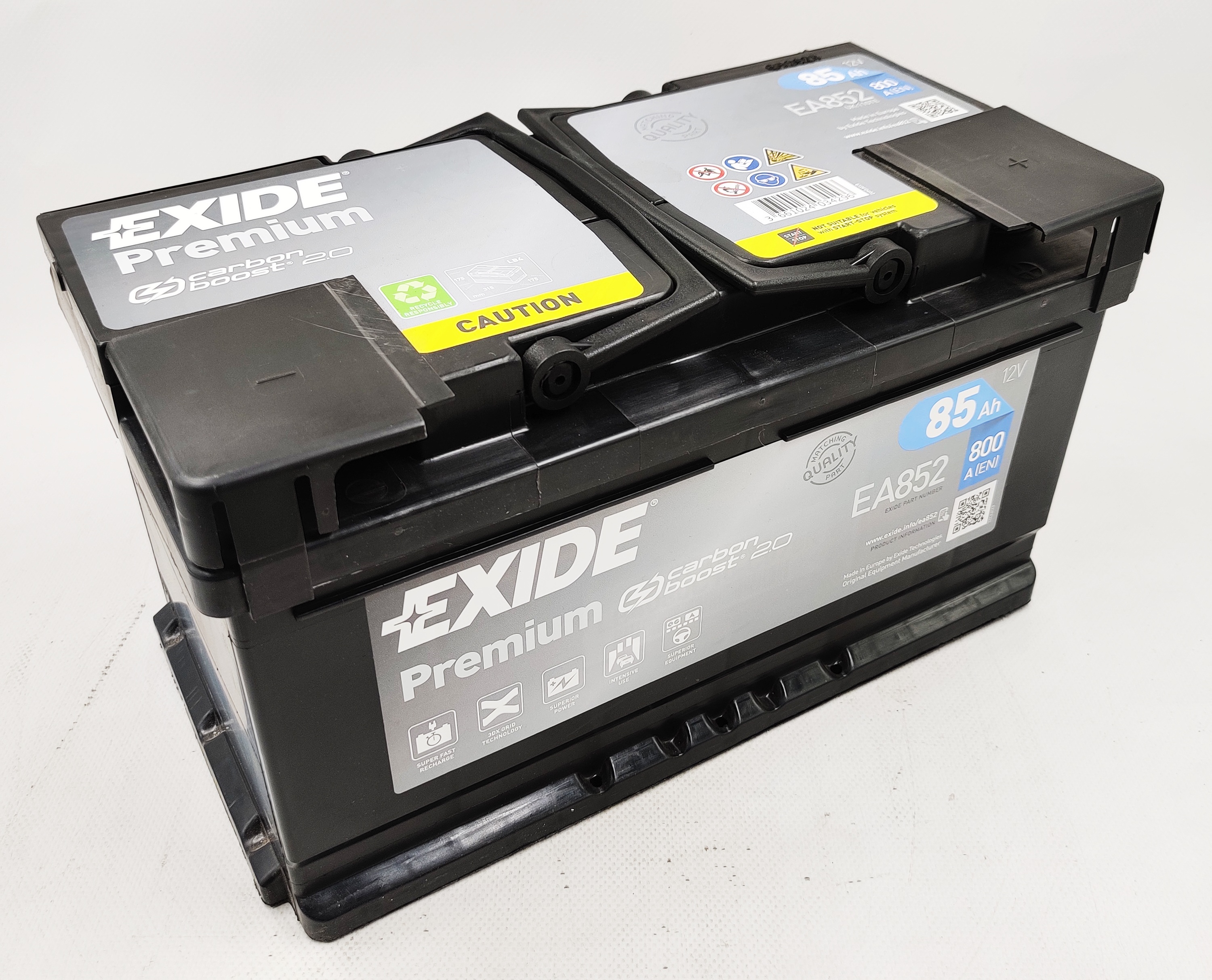 Akumulator EXIDE PREMIUM EA852 12V 85AH 800A P+