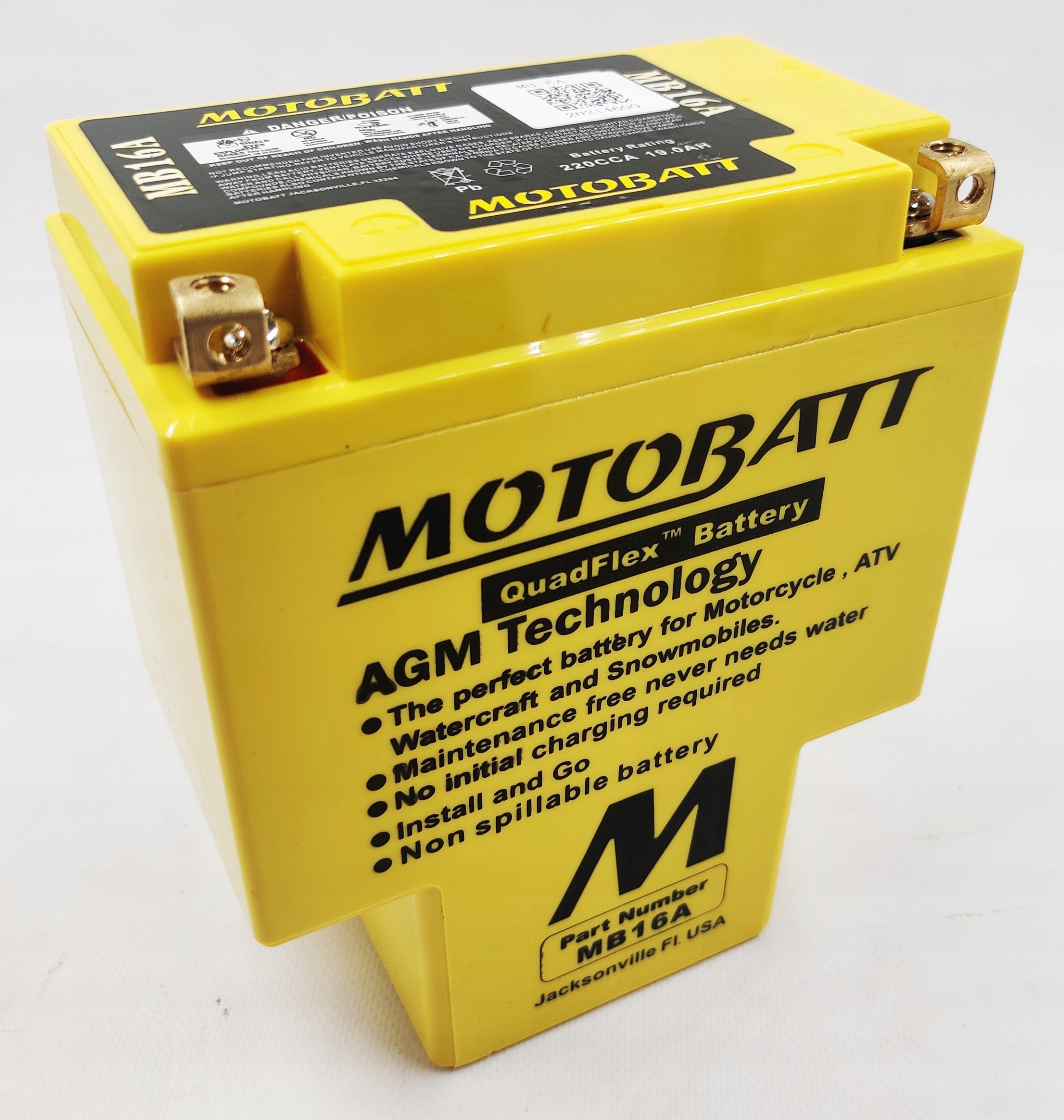 Akumulator Motobatt MB16A 12V 19AH 220A