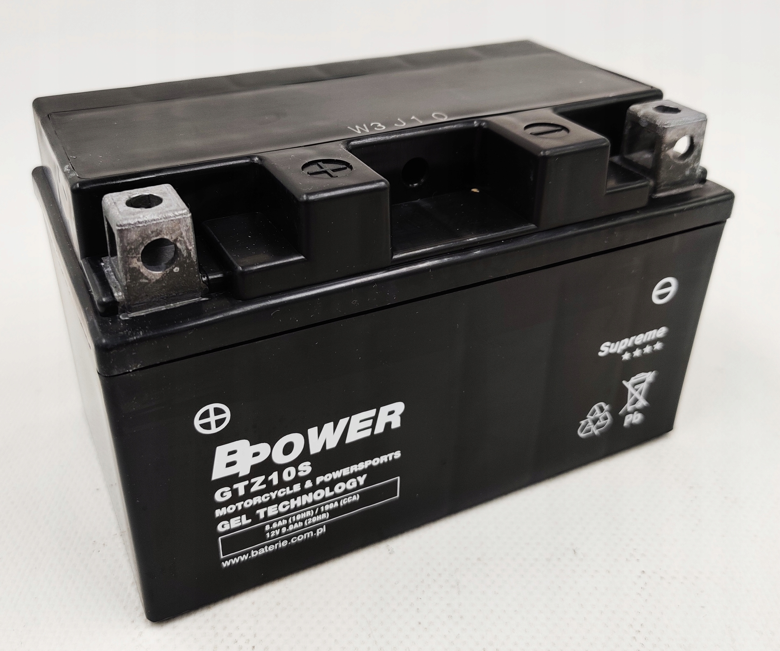 Akumulator BPower GTZ10S 12V 8.6AH 190A P+