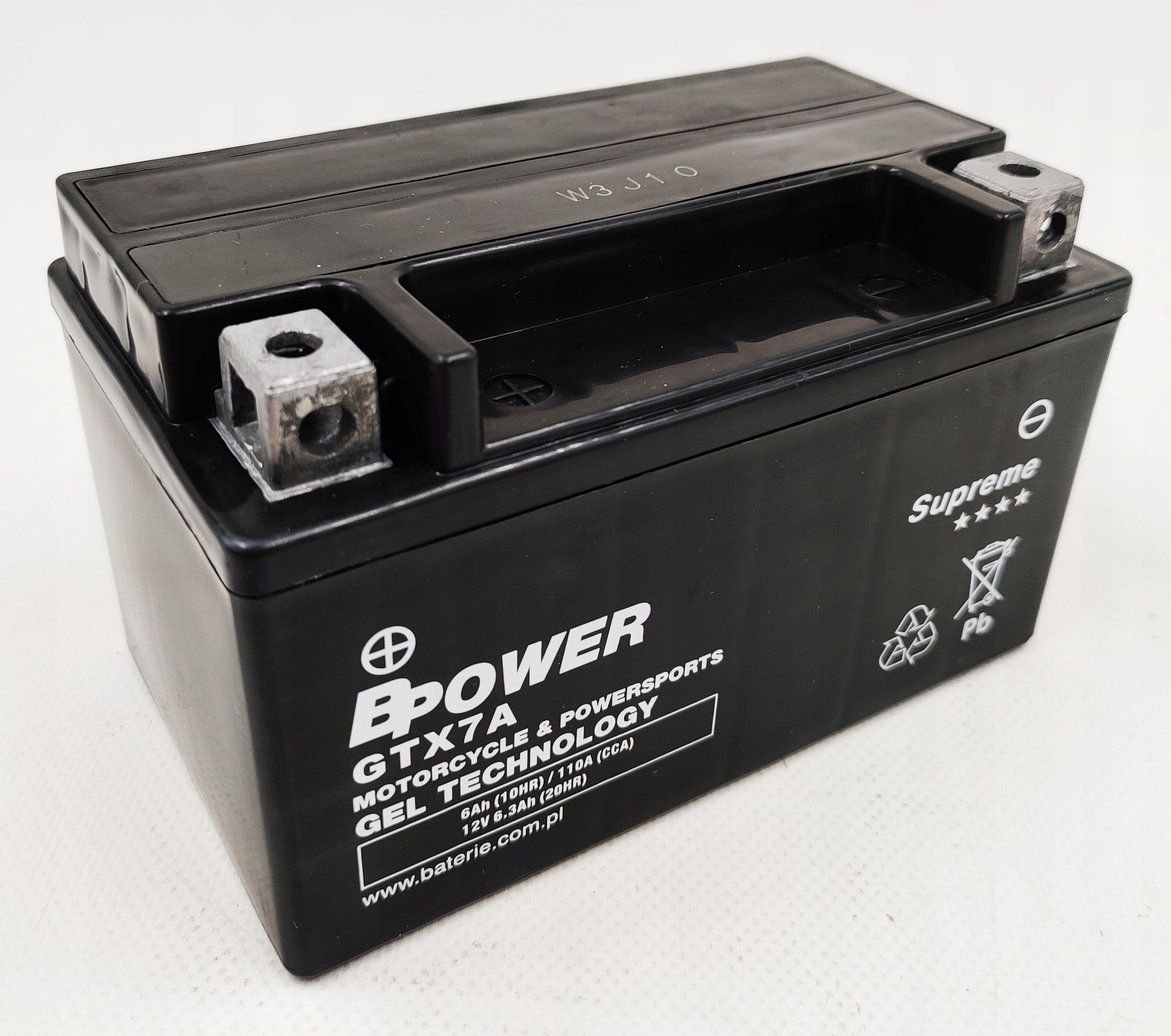 Akumulator BPower GTX7A 12V 6AH 110A L+