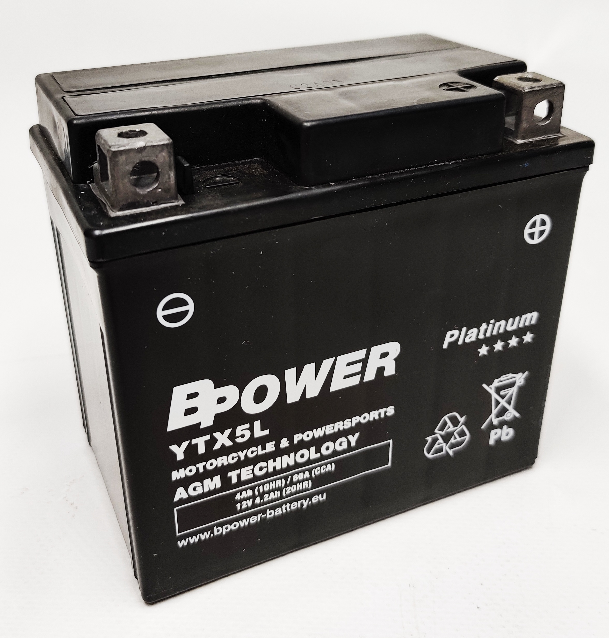 Akumulator BPower YTX5L 12V 4AH 80A P+