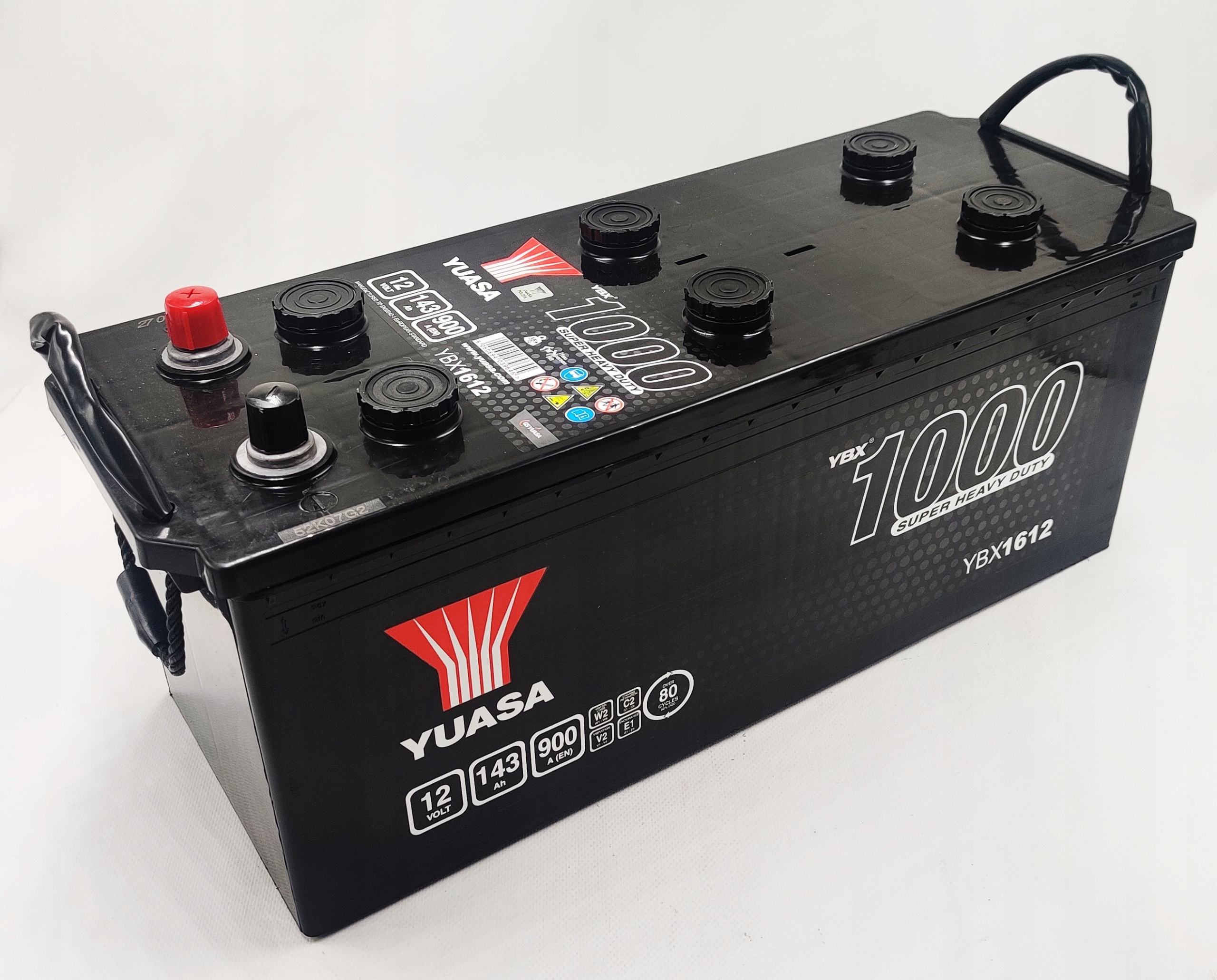 AKUMULATOR YUASA YBX 1612 SHD 12V 143AH 900A