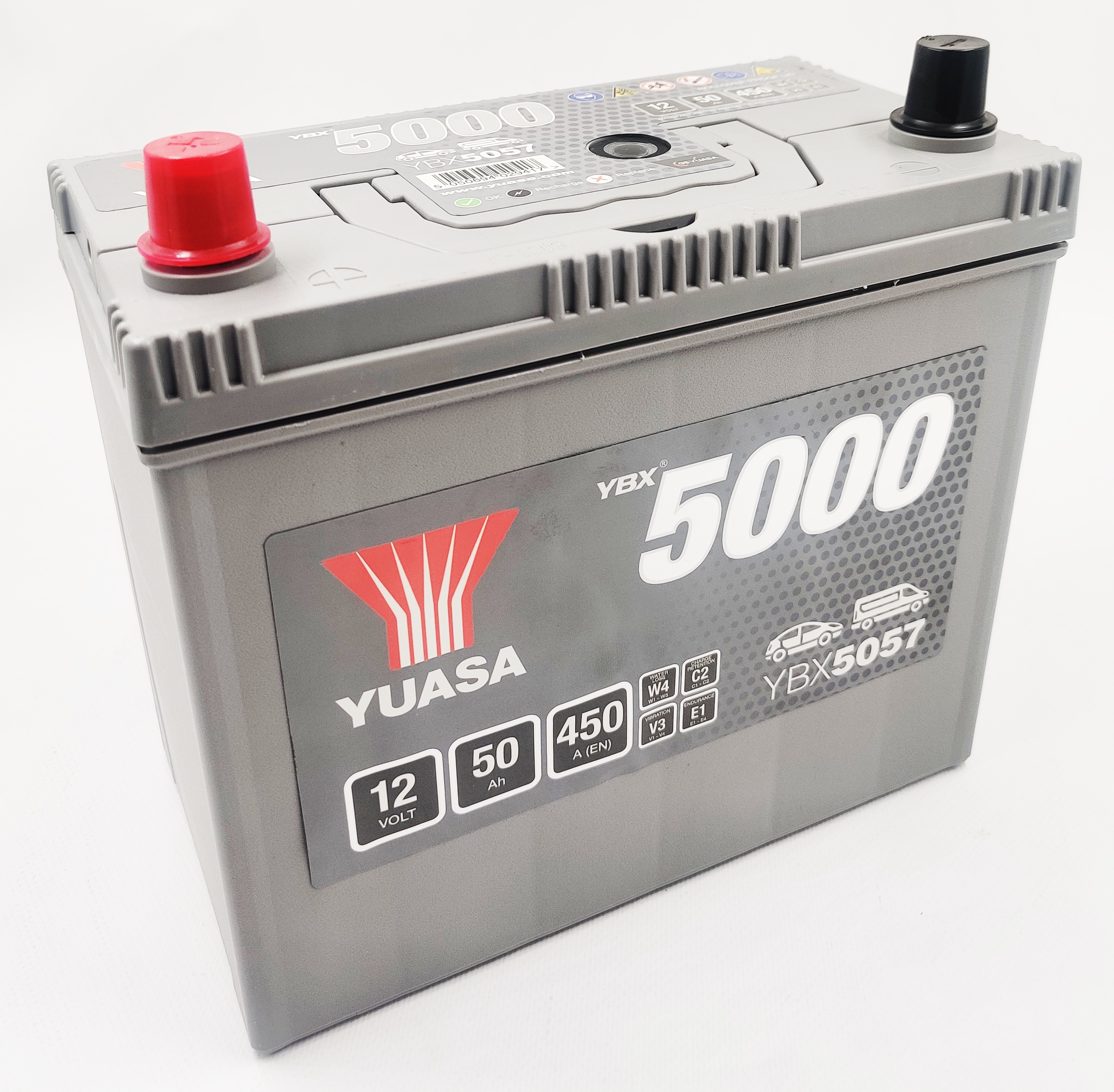 Akumulator Yuasa YBX 5057 12V 50AH 450A