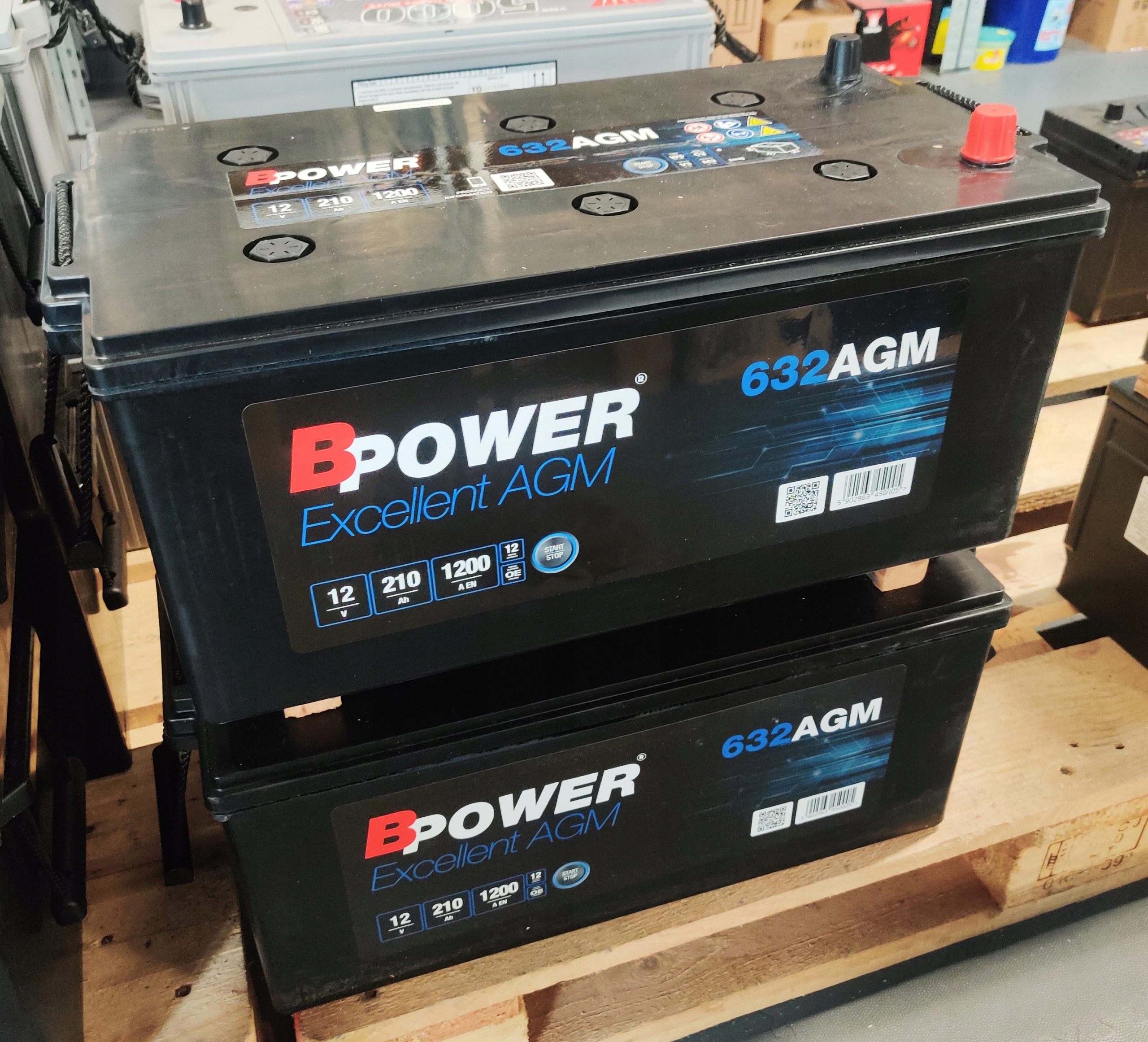 Akumulator BPower 632 AGM 12V 210AH 1200A