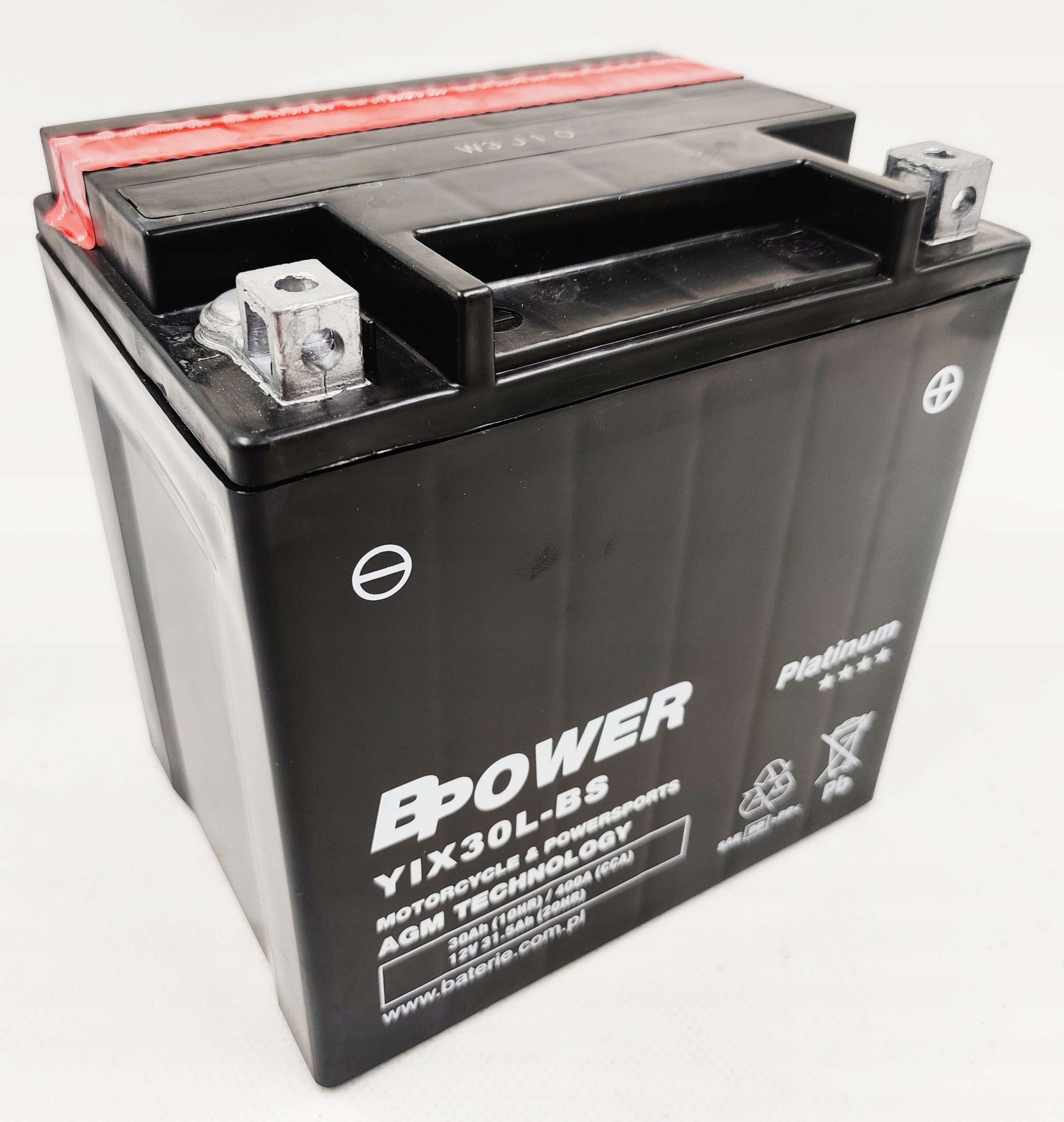 Akumulator BPower YIX30L-BS 12V 30AH 400A P+