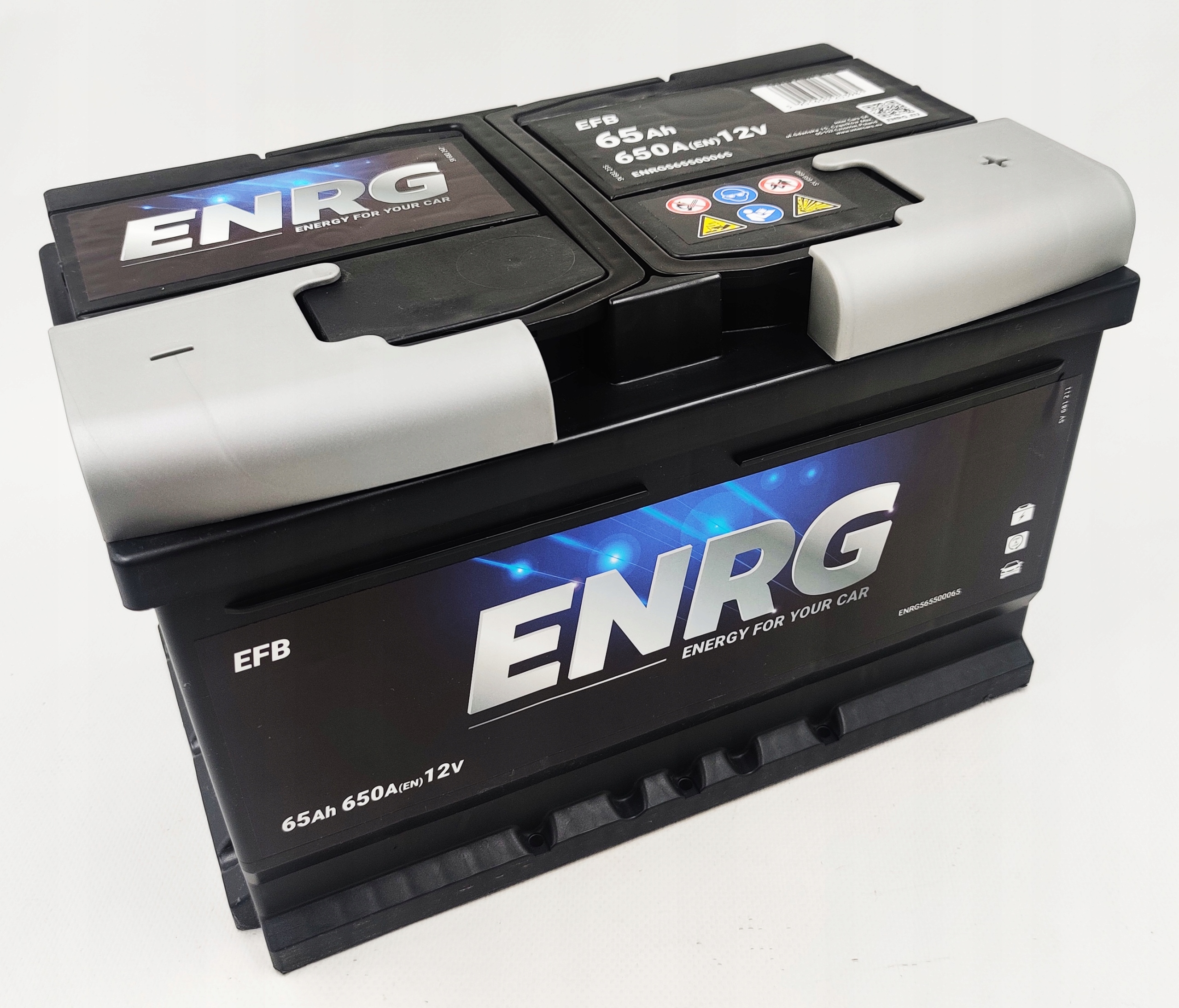 Akumulator ENRG EFB 12V 65AH 650A P+